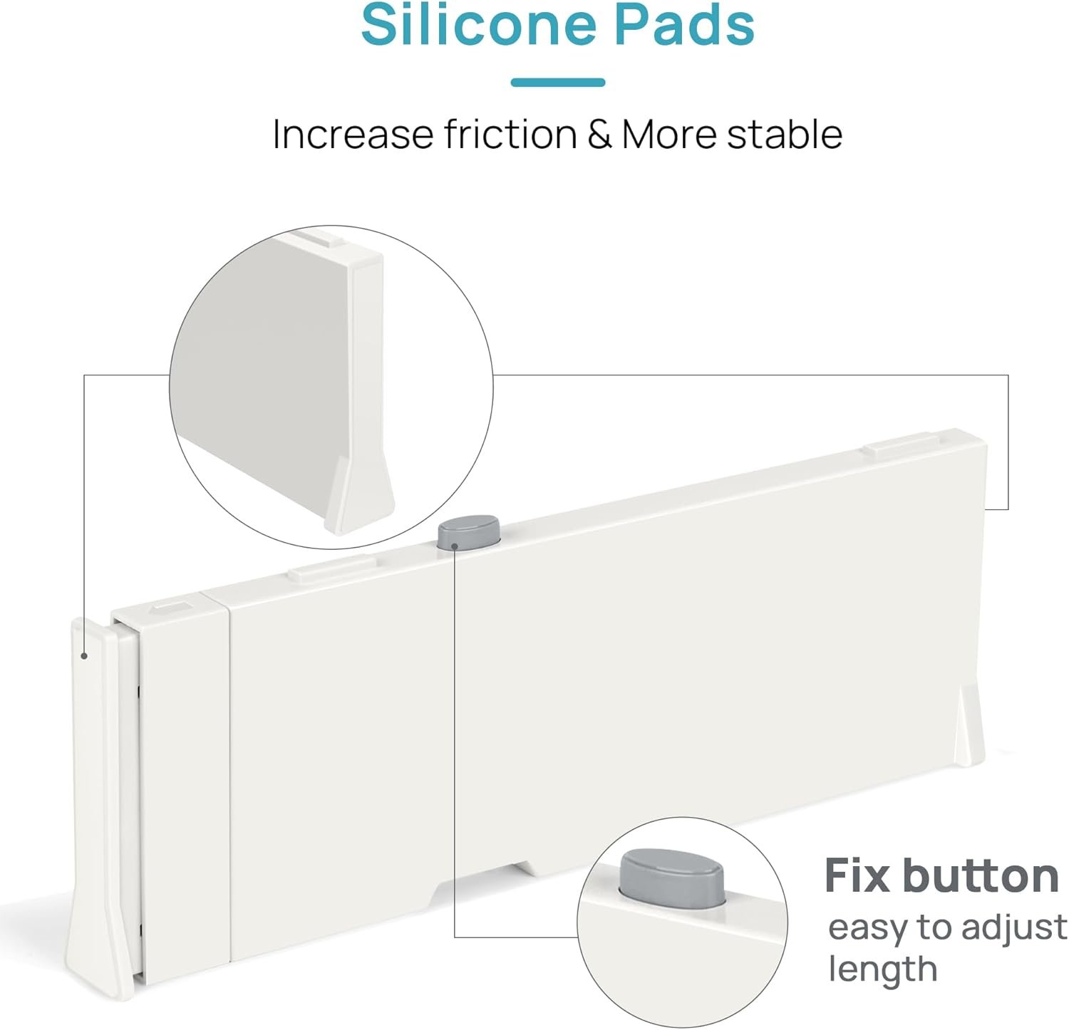 Drawer Dividers for Clothes 8 Pack - Image 2